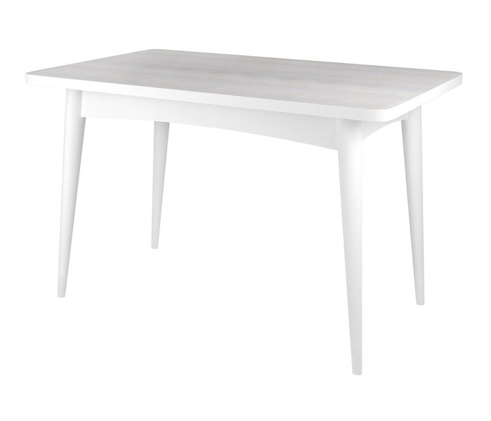 Раскладной обеденный стол Ялта белого цвета