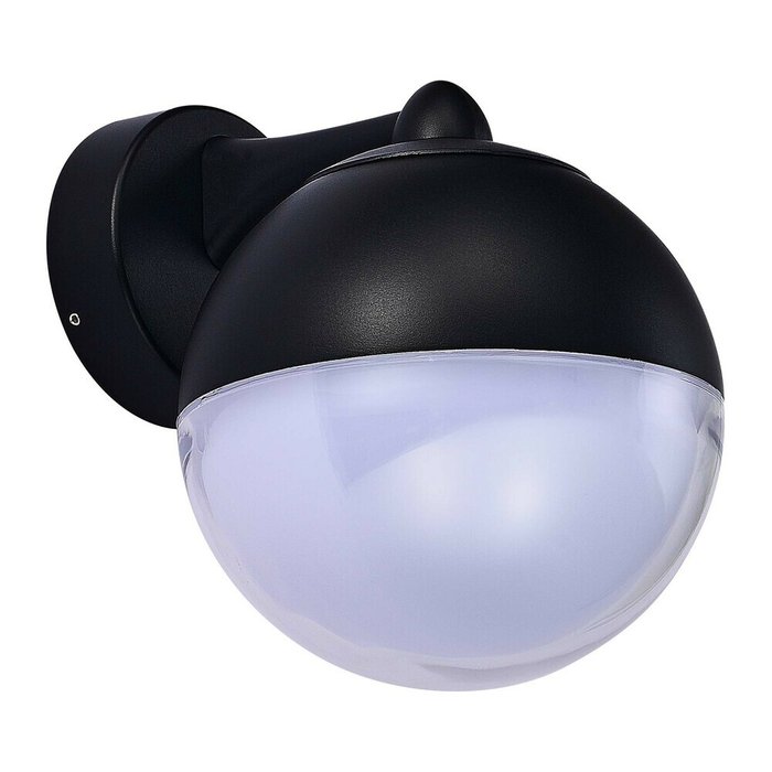 Светильник уличный настенный Ombra черно-белого цвета - купить Настенные уличные светильники по цене 3745.0