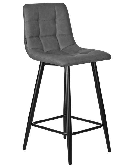 Стул полубарный Olivia антрацитового цвета - купить Барные стулья по цене 6960.0