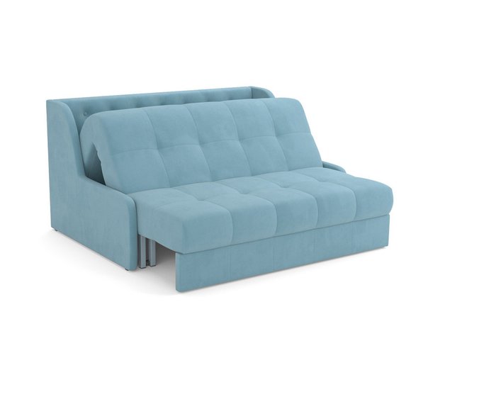 Диван-кровать Барон 6 голубого цвета - лучшие Прямые диваны в INMYROOM