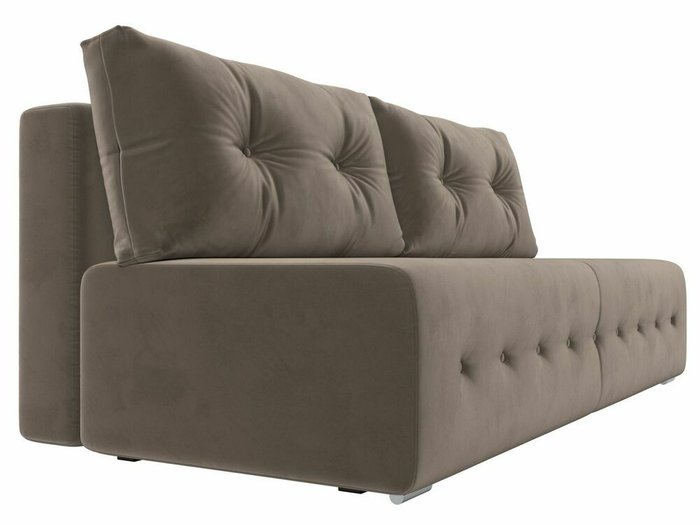 Прямой диван-кровать Лондон коричневого цвета - лучшие Прямые диваны в INMYROOM