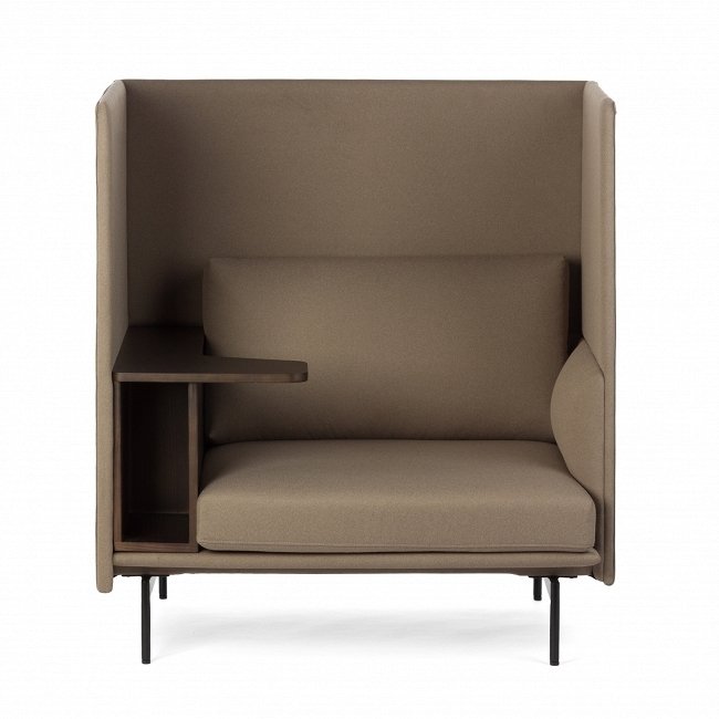 Кресло Talk коричневого цвета - лучшие Интерьерные кресла в INMYROOM