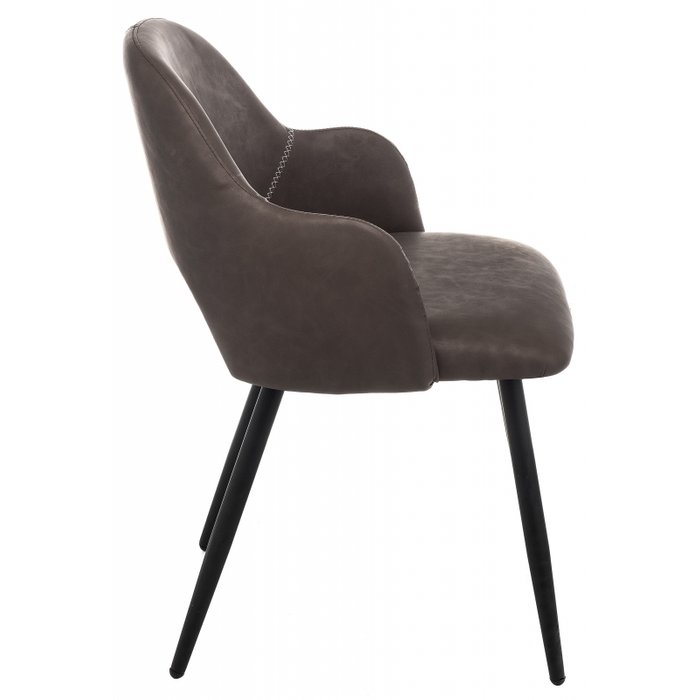 Стул Konor темно-коричневого цвета - лучшие Обеденные стулья в INMYROOM