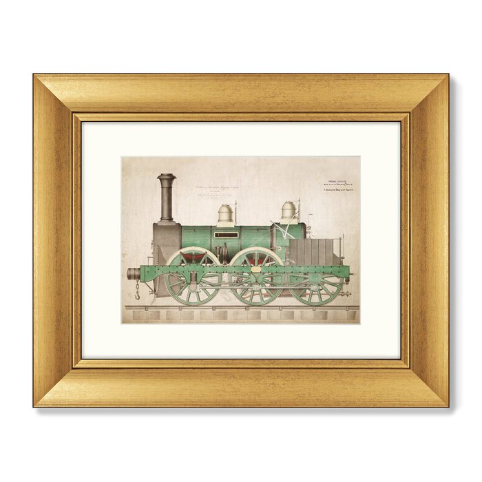 Набор из двух картин Hercules locomotive 1843 г. - купить Картины по цене 16398.0