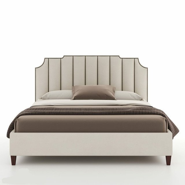 Кровать Bayonne Mod Collection 200х200 бежевого цвета - купить Кровати для спальни по цене 110800.0