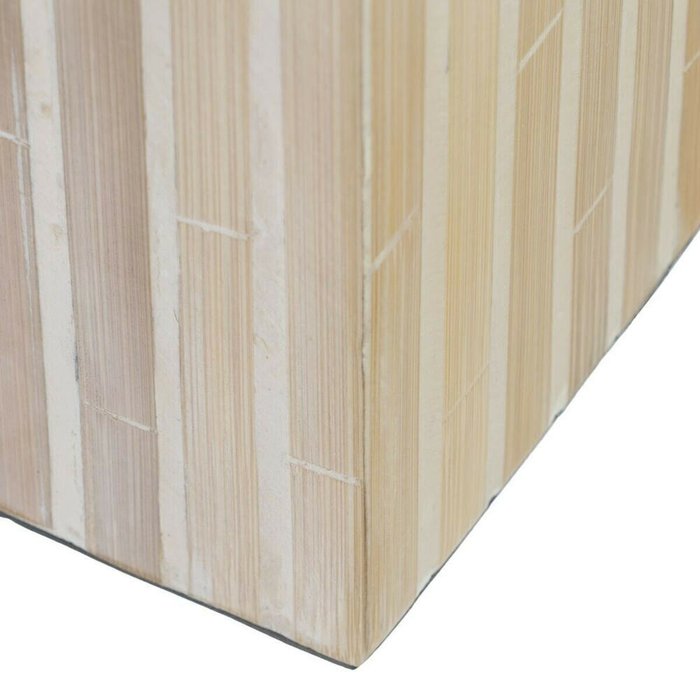Подсвечник Бежевый Бамбук Деревянный MDF 10,5 x 10,5 x 16 cm - купить Подсвечники по цене 2661.0