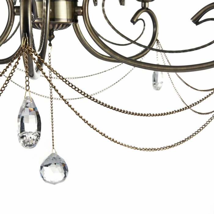 Подвесная люстра Brossard с белыми плафонами - лучшие Подвесные люстры в INMYROOM