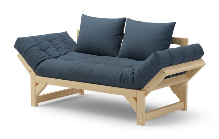 Диван-кровать Европа-2 синего цвета Диван-кровать Европа-2 синего цвета