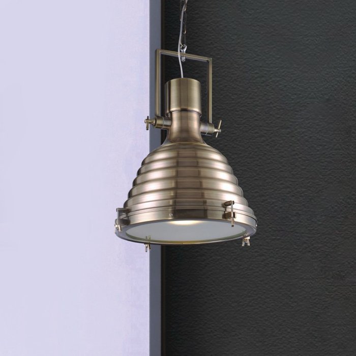 Подвесной светильник DeLight Collection из металла цвета античная латунь - купить Подвесные светильники по цене 24890.0