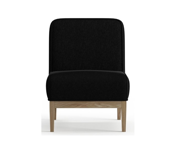 Кресло из рогожки Арагорн черного цвета - купить Интерьерные кресла по цене 16490.0