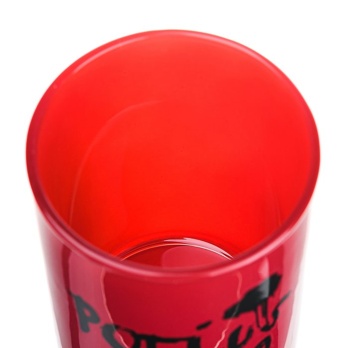 Стакан для зубных щеток Graffity красного цвета - купить Стаканы и держатели для зубных щеток по цене 420.0