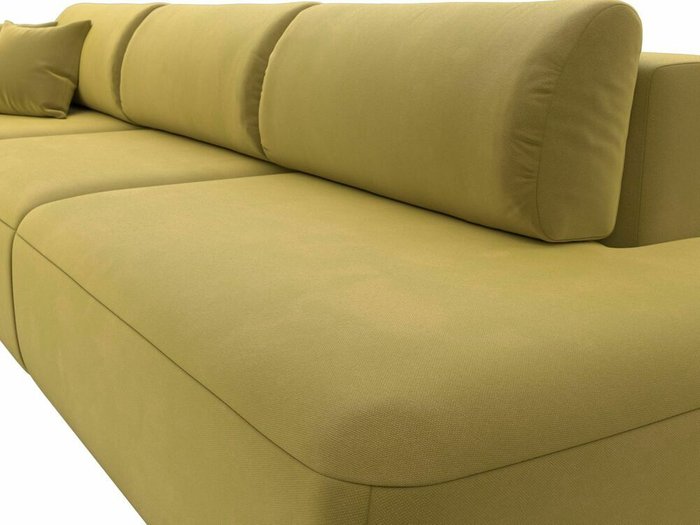 Диван-кровать Лига 036 Модерн Лонг желтого цвета с левым подлокотником - лучшие Прямые диваны в INMYROOM