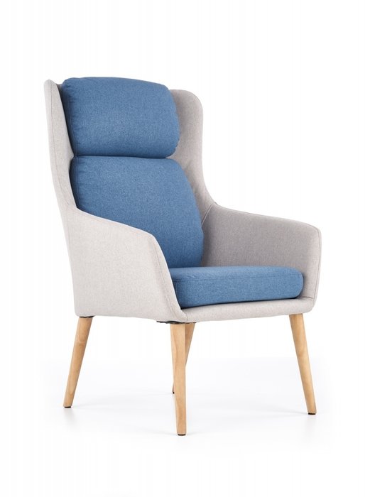 Кресло Purio сине-серого цвета - лучшие Интерьерные кресла в INMYROOM