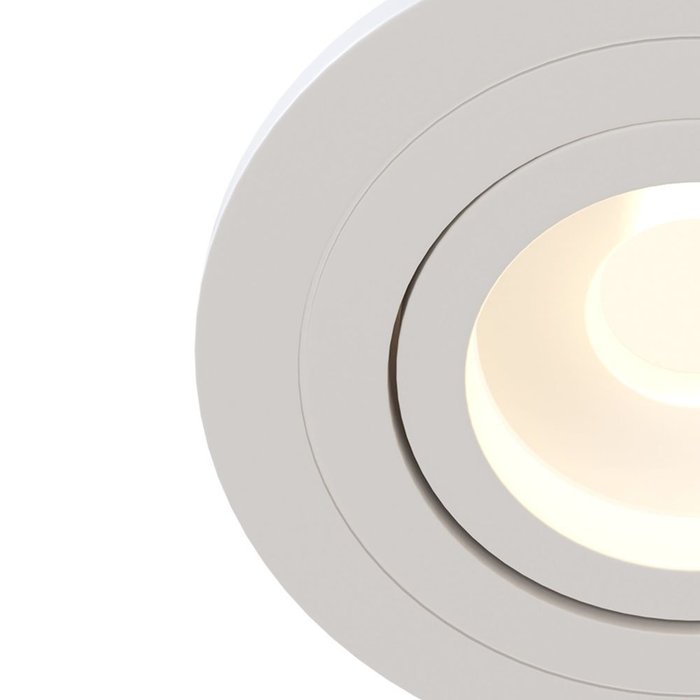 Встраиваемый светильник Atom белого цвета - лучшие Встраиваемые споты в INMYROOM