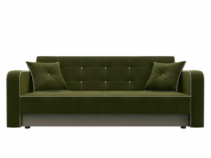 Диван-кровать Тур зеленого цвета - купить Прямые диваны по цене 29999.0
