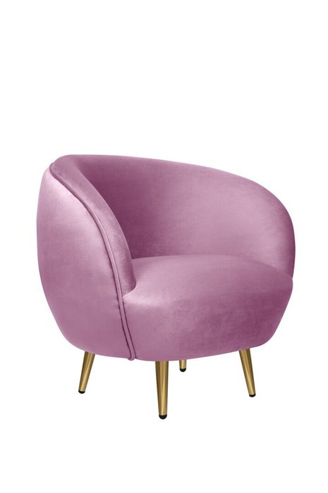 Кресло Benee розового цвета