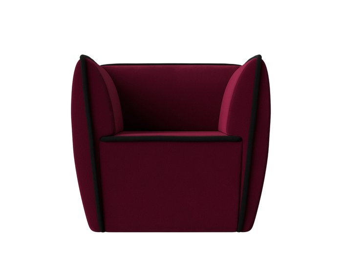 Кресло Бергамо бордового цвета - купить Интерьерные кресла по цене 21999.0