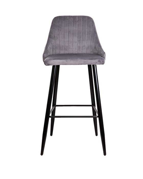 Стул барный Megan светло-серого цвета - купить Барные стулья по цене 7990.0