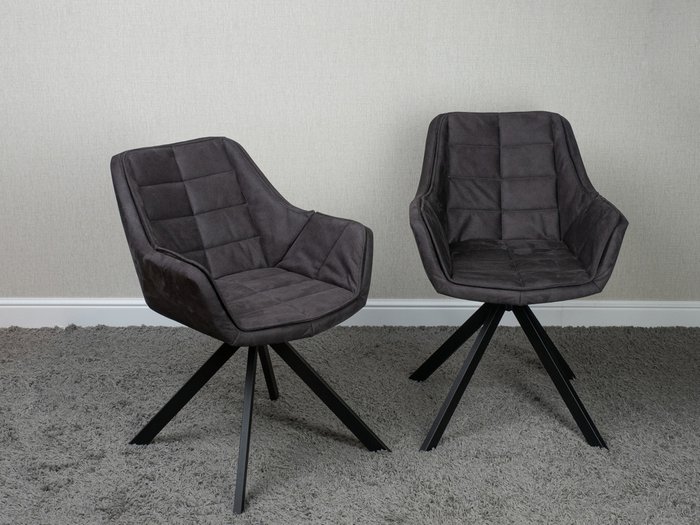 Стул с подлокотниками Orion цвета графит - купить Обеденные стулья по цене 12990.0
