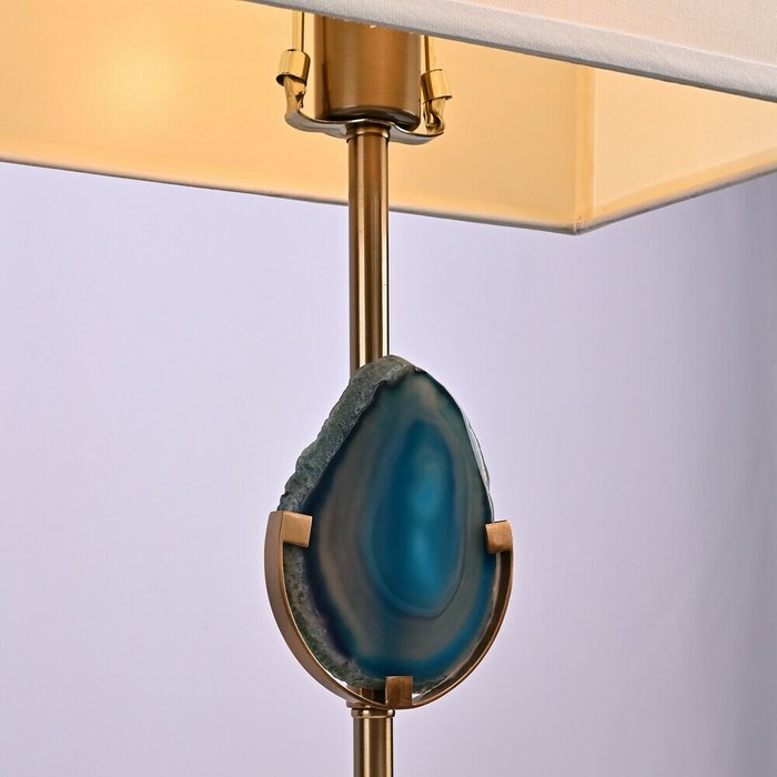 Настольная лампа Blue Agate Table Lamp - купить Настольные лампы по цене 29370.0