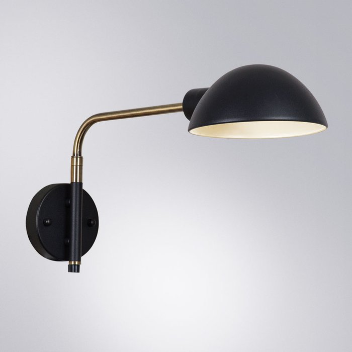 Бра Arte Lamp ZETTA A7055AP-1BK - купить Бра и настенные светильники по цене 6490.0