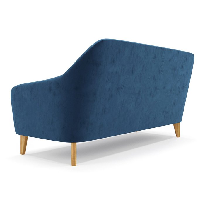 Трехместный диван Miami lux синего цвета - лучшие Прямые диваны в INMYROOM
