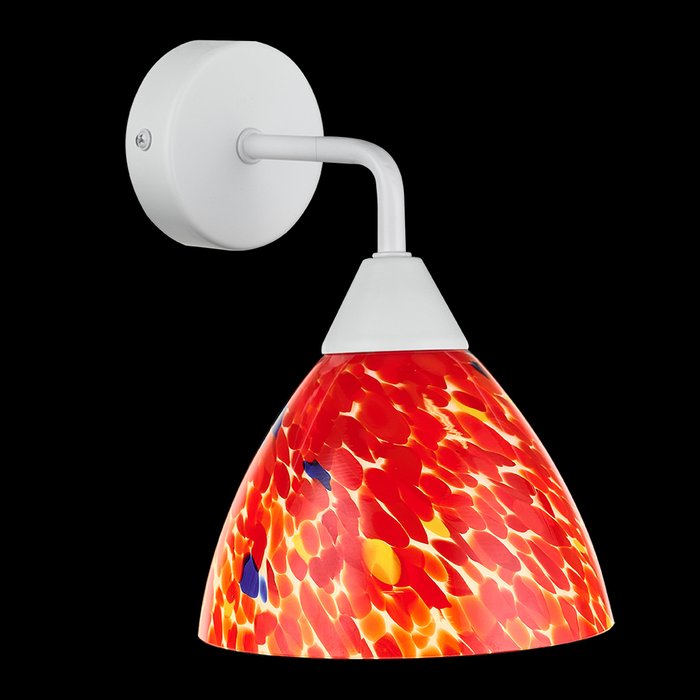 Настенный светильник Flower красного цвета - купить Бра и настенные светильники по цене 2150.0