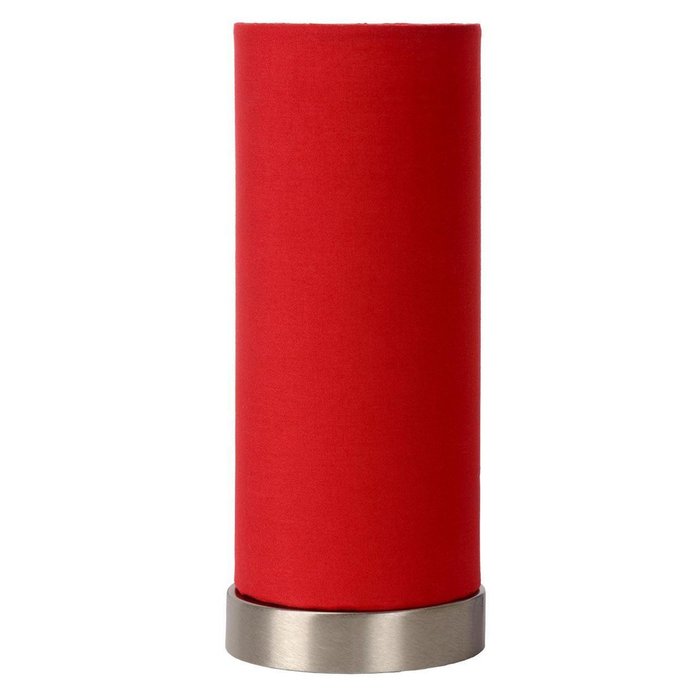 Настольная лампа Lucide Tubi красного цвета