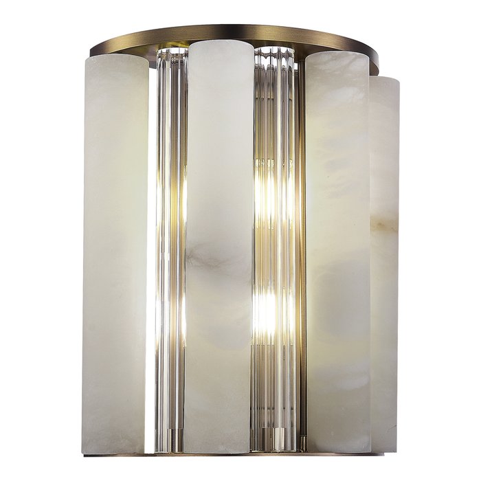 Светильник настенный ST-Luce Бронза, Прозрачный/Бежевый Алебастр E14 2*40W DELIGHT - лучшие Бра и настенные светильники в INMYROOM Светильник настенный ST-Luce Бронза, Прозрачный/Бежевый Алебастр E14 2*40W DELIGHT - лучшие Бра и настенные светильники в INMYROOM