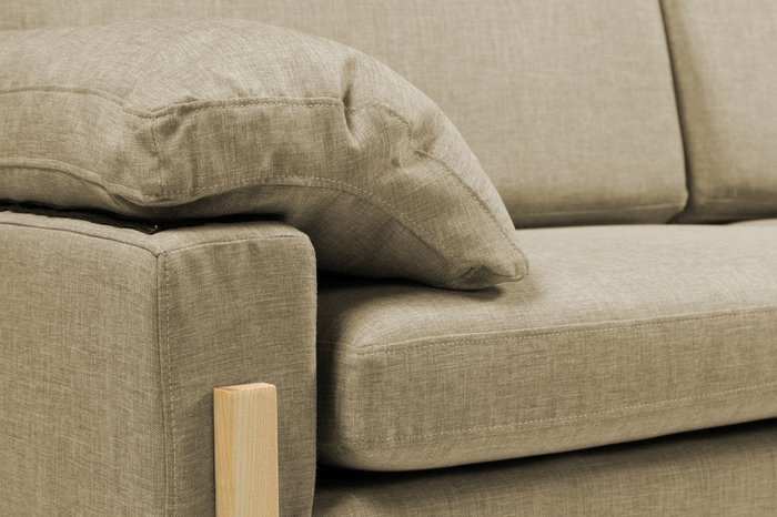 Диван Como Sofa из ткани и дерева - лучшие Прямые диваны в INMYROOM
