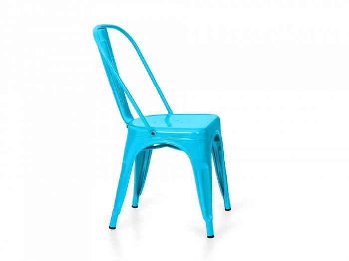 Стул Tolix голубого цвета - лучшие Обеденные стулья в INMYROOM