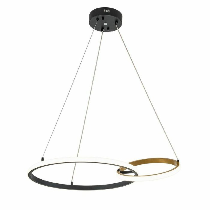 Подвесной светильник Relation 10230/2LED Black/Gold (силикон, цвет белый)