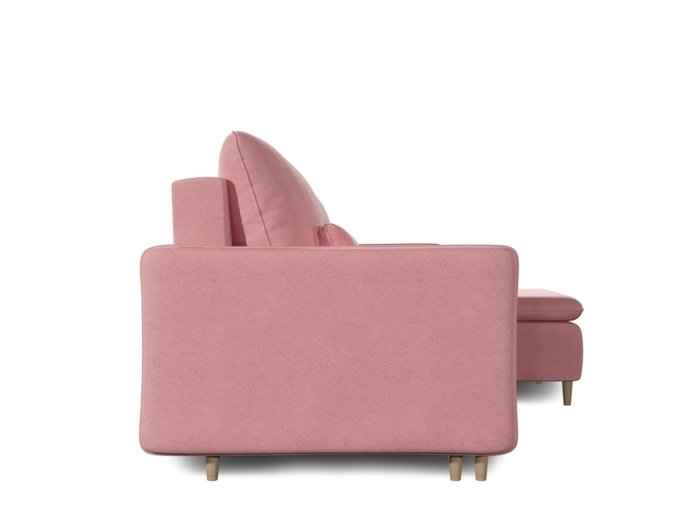 Диван-кровать Ron розового цвета - лучшие Угловые диваны в INMYROOM