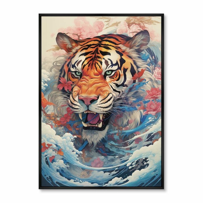 Репродукция картины Soaring Tigers, No 1, 2024г.