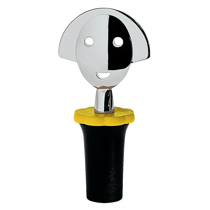 Пробка для бутылки Alessi anna stop 2 черная Пробка для бутылки Alessi anna stop 2 черная