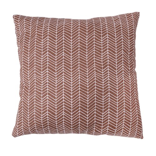 Декоративная подушка Радушная хозяйка коричневого цвета - купить Декоративные подушки по цене 497.0