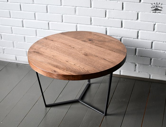 Журнальный стол Espresso Oak черно-коричневого цвета - купить Журнальные столики по цене 20200.0