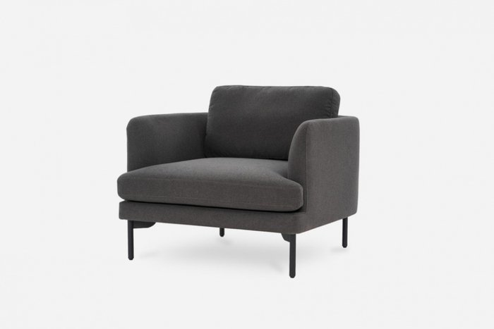Кресло Глицинин серого цвета - купить Интерьерные кресла по цене 27199.0