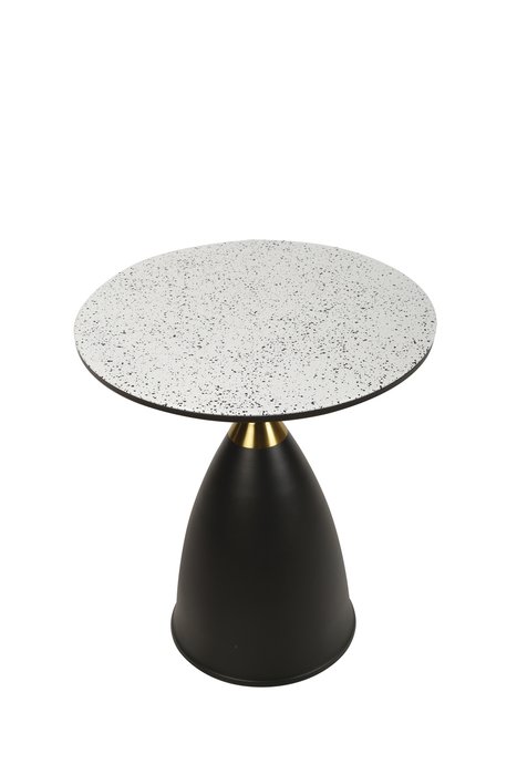 Кофейный стол Бонс бело-черного цвета - купить Кофейные столики по цене 31600.0
