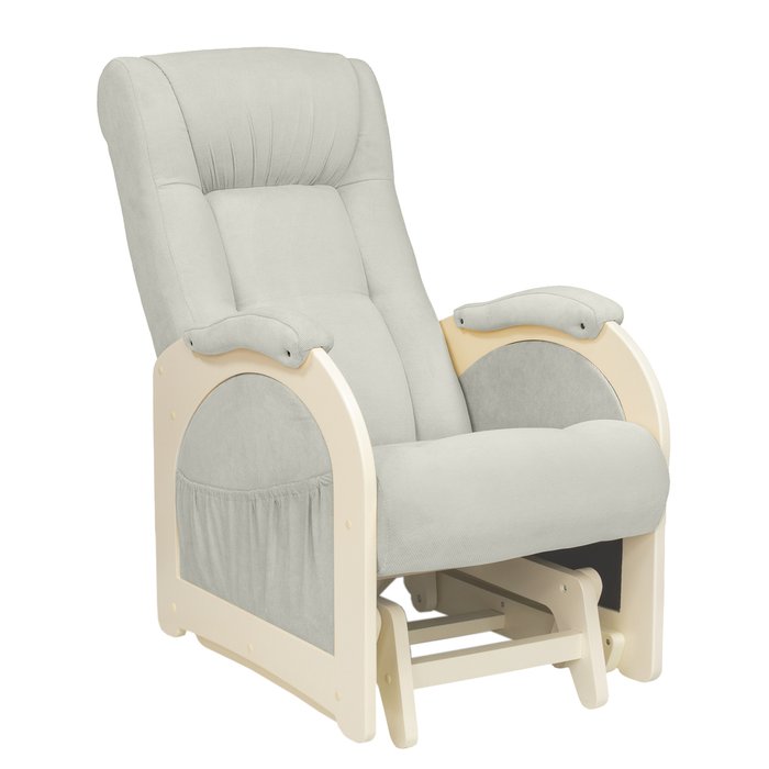 Кресло-глайдер для отдыха Модель 48 без лозы дуб/VeronaLightGrey - купить Интерьерные кресла по цене 15337.0