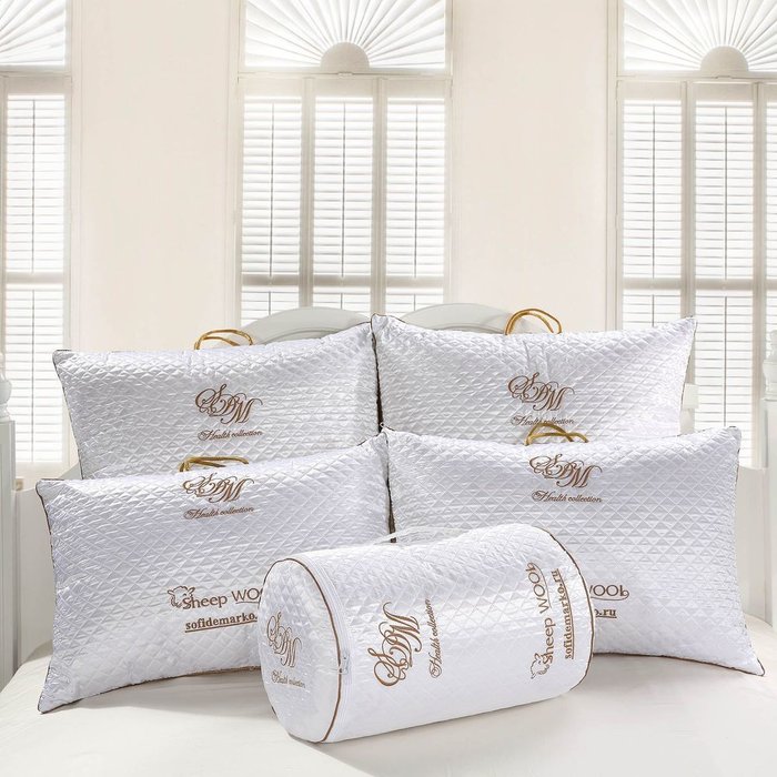 Одеяло Wool 155х215 белого цвета - купить Одеяла по цене 13500.0