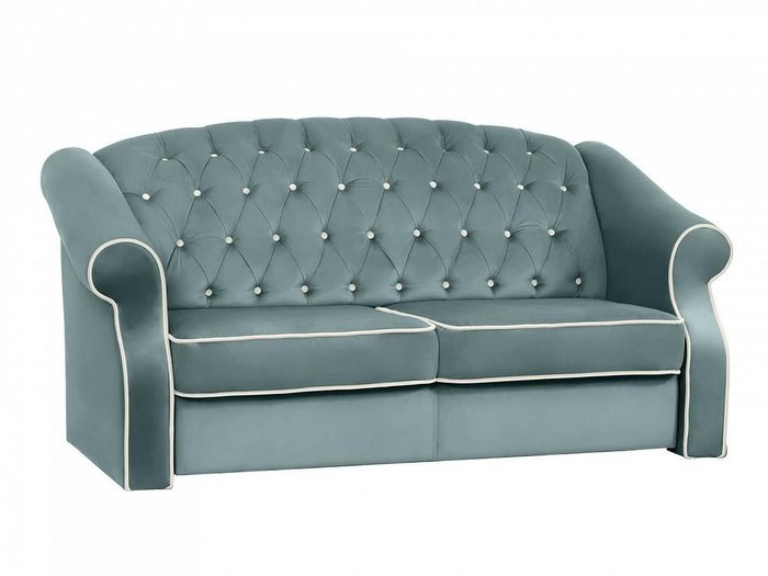 Диван-кровать Boston серо-бирюзового цвета - купить Прямые диваны по цене 110600.0