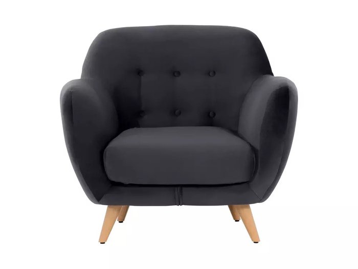 Кресло Loa графитового цвета - купить Интерьерные кресла по цене 36900.0