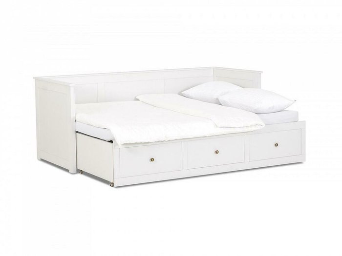 Кровать-кушетка Reina 80х200 белого цвета - купить Кровати для спальни по цене 22950.0