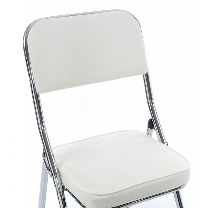 Стул Chair раскладной белого цвета - лучшие Обеденные стулья в INMYROOM