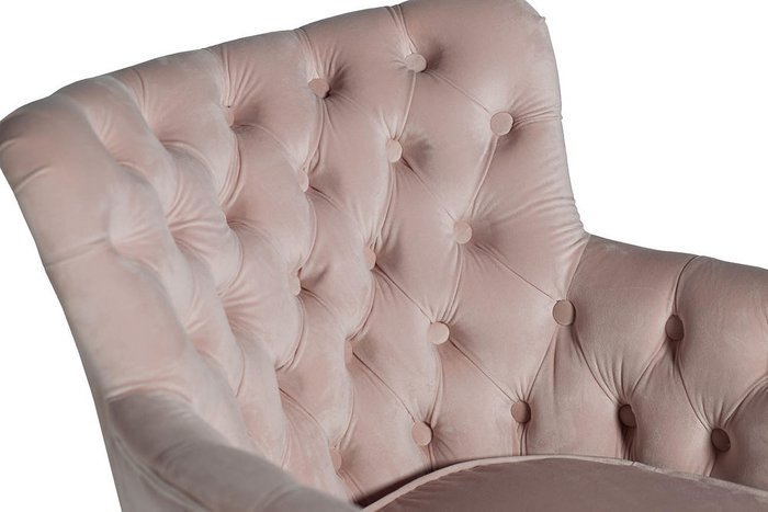 Кресло велюровое розового цвета - лучшие Интерьерные кресла в INMYROOM