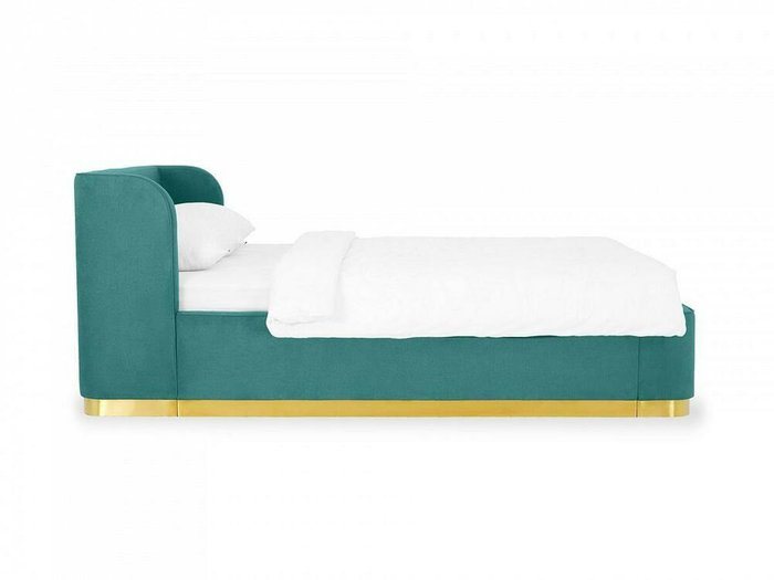 Кровать Vibe 160х200 бирюзового цвета с подъемным механизмом - лучшие Кровати для спальни в INMYROOM