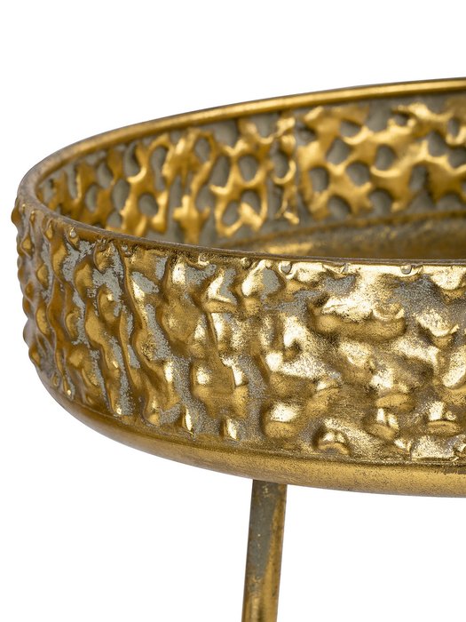 Кофейный столик золотого цвета - купить Кофейные столики по цене 7758.0
