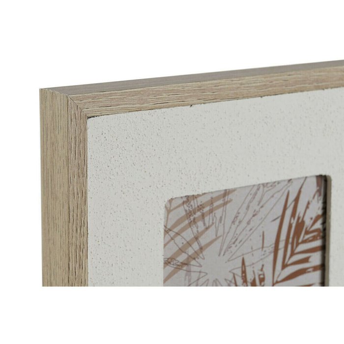 Фоторамка Бежевый Стеклянный Деревянный MDF Скандинавский 39 X 2 X 24 cm - лучшие Рамки в INMYROOM