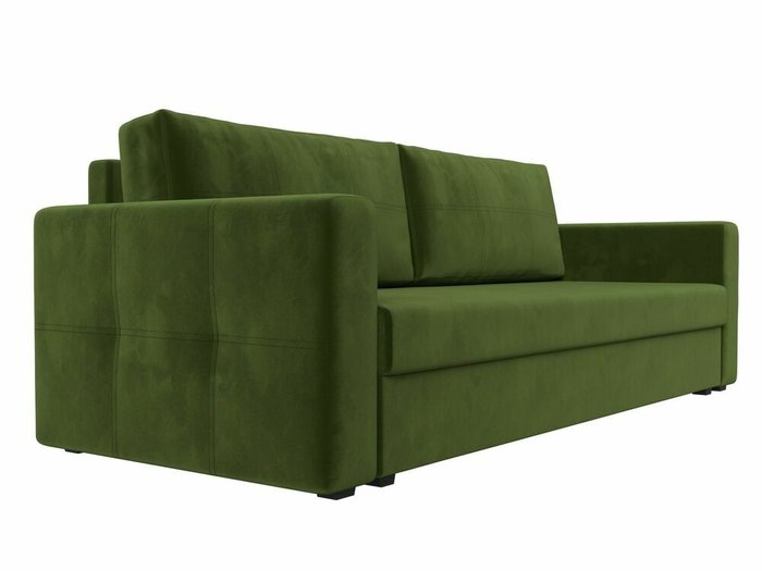 Диван-кровать Лига 006 зеленого цвета  - лучшие Прямые диваны в INMYROOM